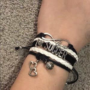 I love Soccer bracelet